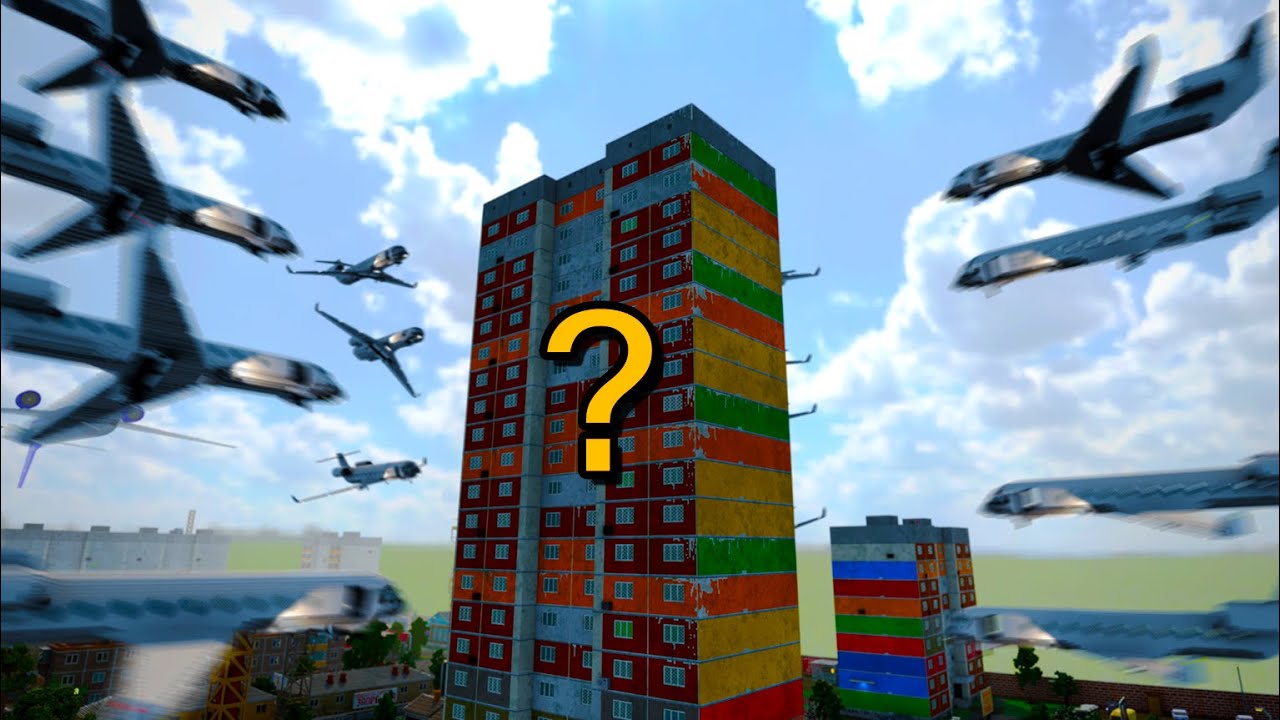 How Many Planes vs Building | Teardown