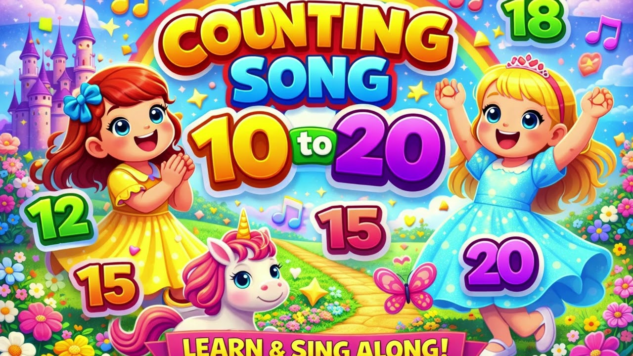 Count with me Song 10 to 20 for Kids 2026 | Fun Number Learning Baby Song