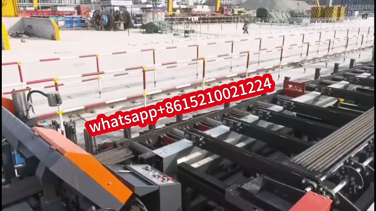 rebar shear line rebar saw line rebar sawing machine itech 