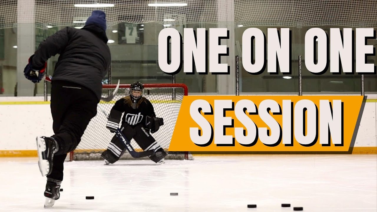 Rebound Control With Lexi | One on One Hockey Goalie Session With Increase Performance
