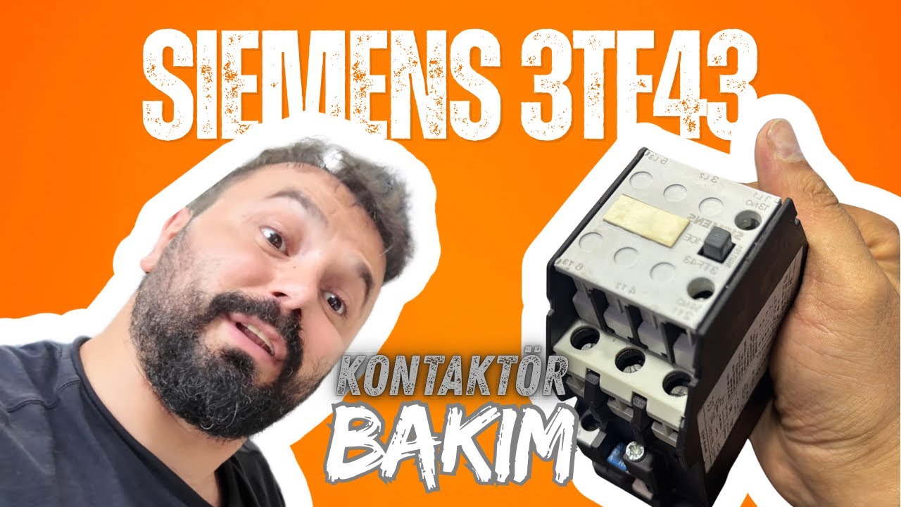 Siemens  3Tf43-10 11Kw 230Vac Kontaktör Tamirat / Temizleme / Bakım