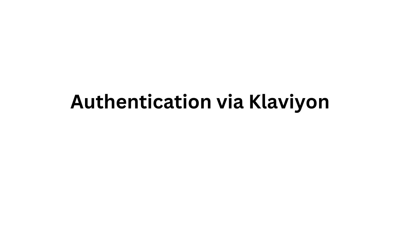 SPF, DKIM, DMARC Authentication via Klaviyo