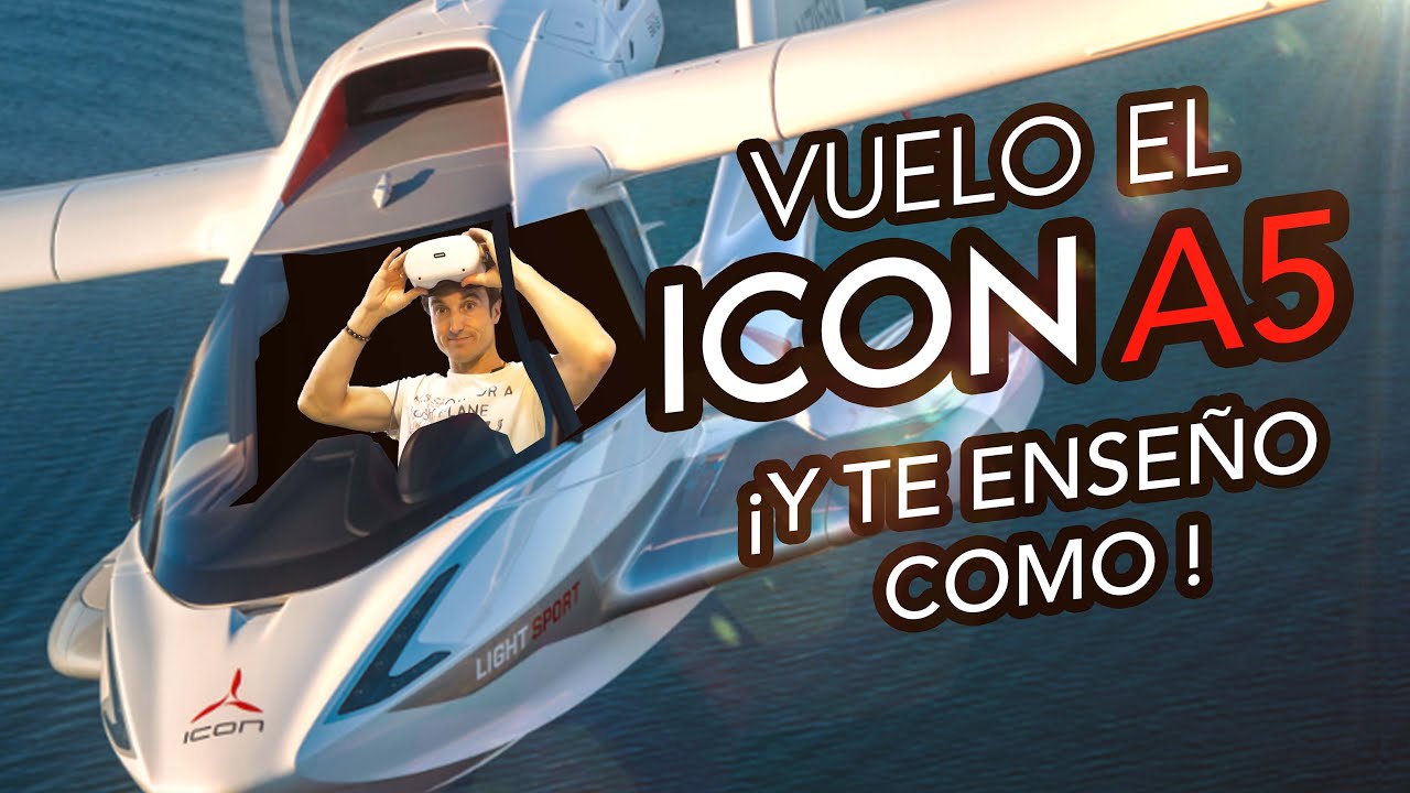 El Mejor Avion ultraligero deportivo seguro y fácil de volar ! 💦 ICON A5 Anfibio VR 🛫 MFS2020 Quest2