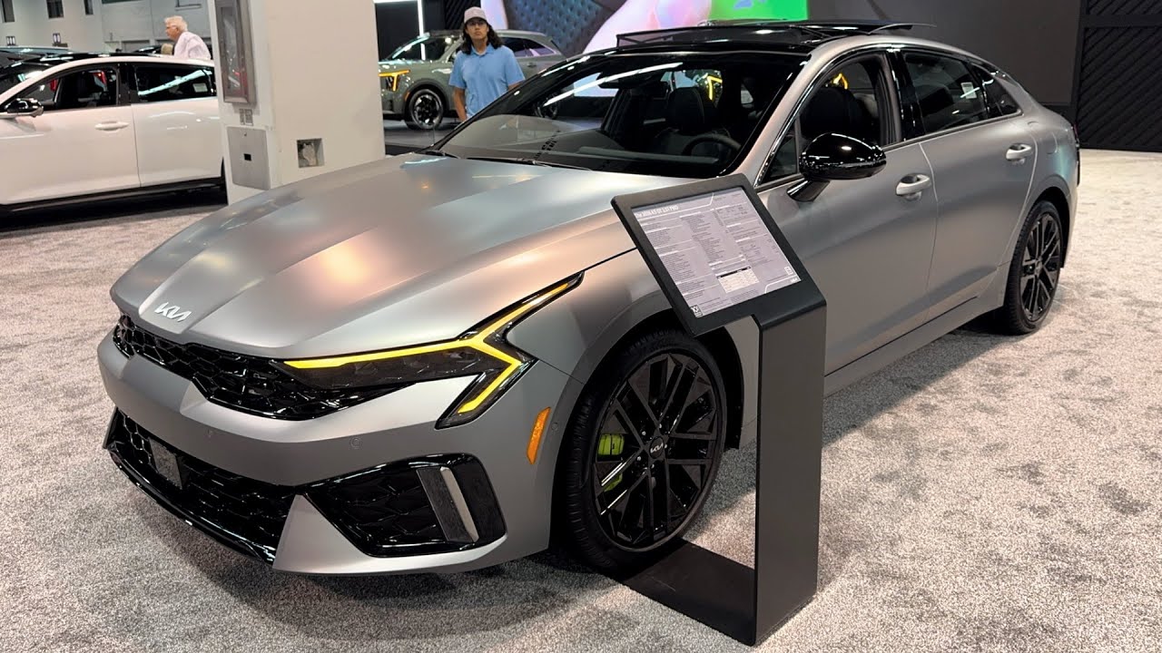 [4K] 2025 KIA K5 GT First Look - Orange County Auto Show 2025