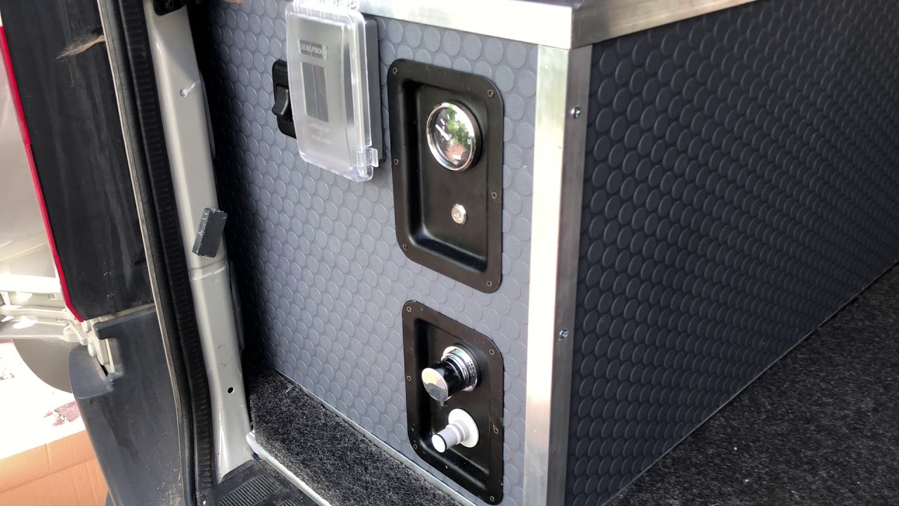 Sprinter van hot water system overview