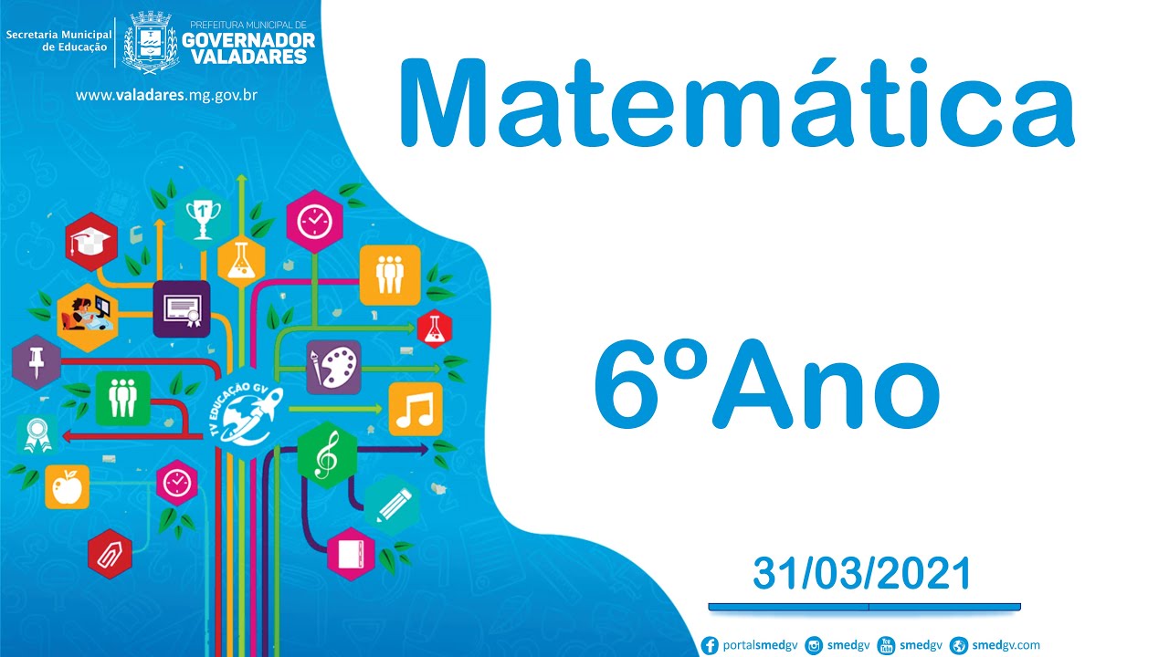 Operações Com Números Naturais- 6º Ano - 31/03/2021
