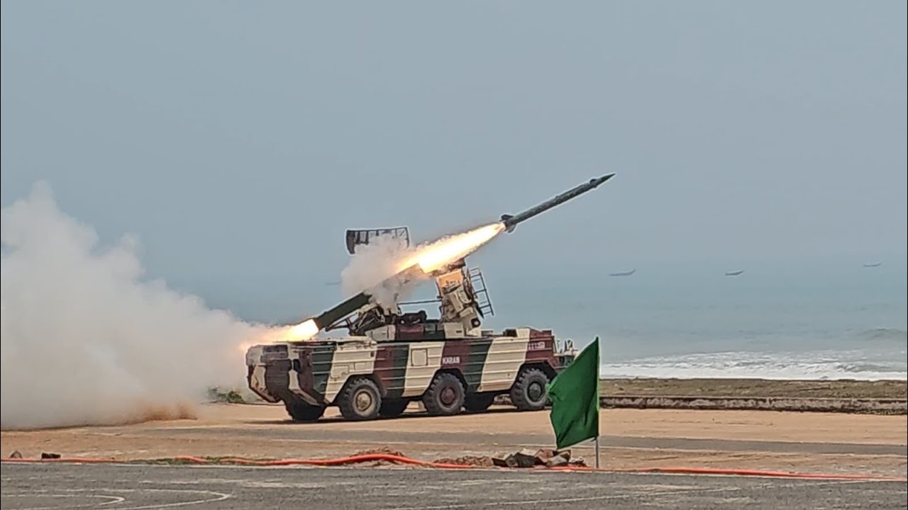 Indian Army's OSA-AK surface to air missile in action.