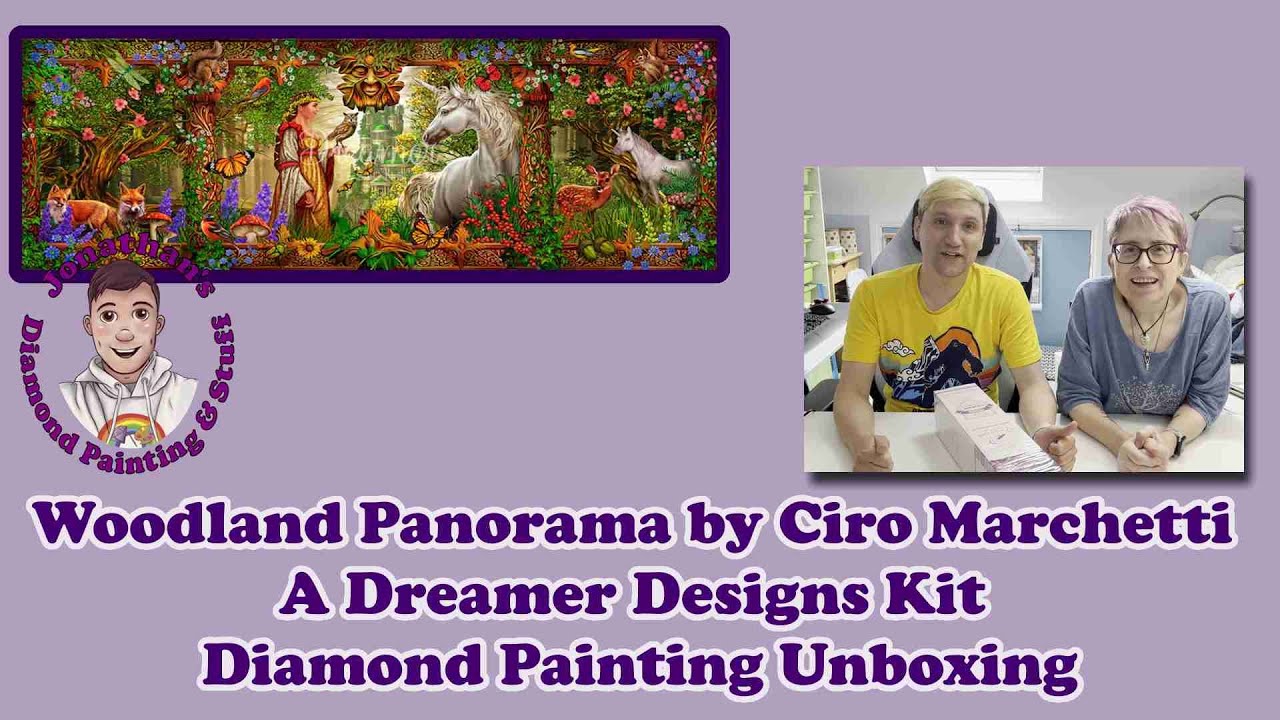 Woodland Panorama by Ciro Marchetti|  A Dreamer Designs Kit | Diamond Painting Unboxing