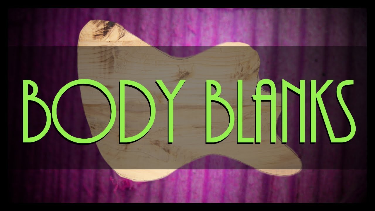 how I make guitar body blanks