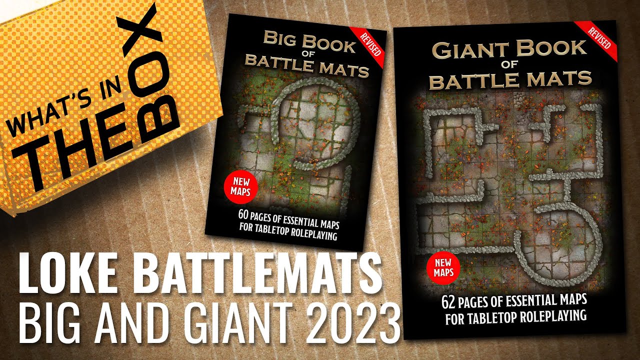 Unboxing: Revised Big & Giant Books | Loke BattleMats