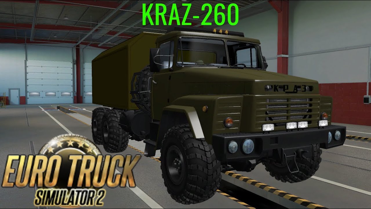 Euro Truck Simulator 2 Обзор мода (KRAZ 260)