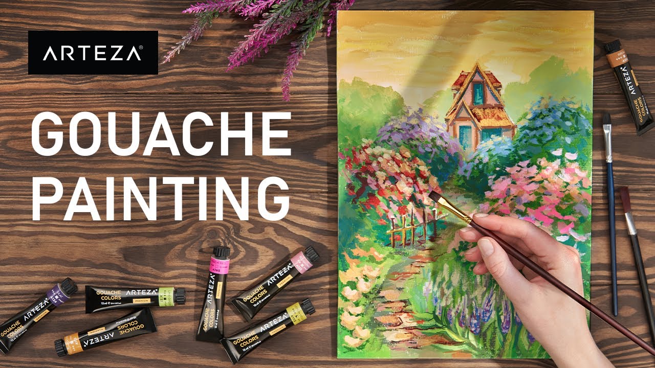 How To Paint with Gouache (For Beginners) - Tips and Techniques 2020