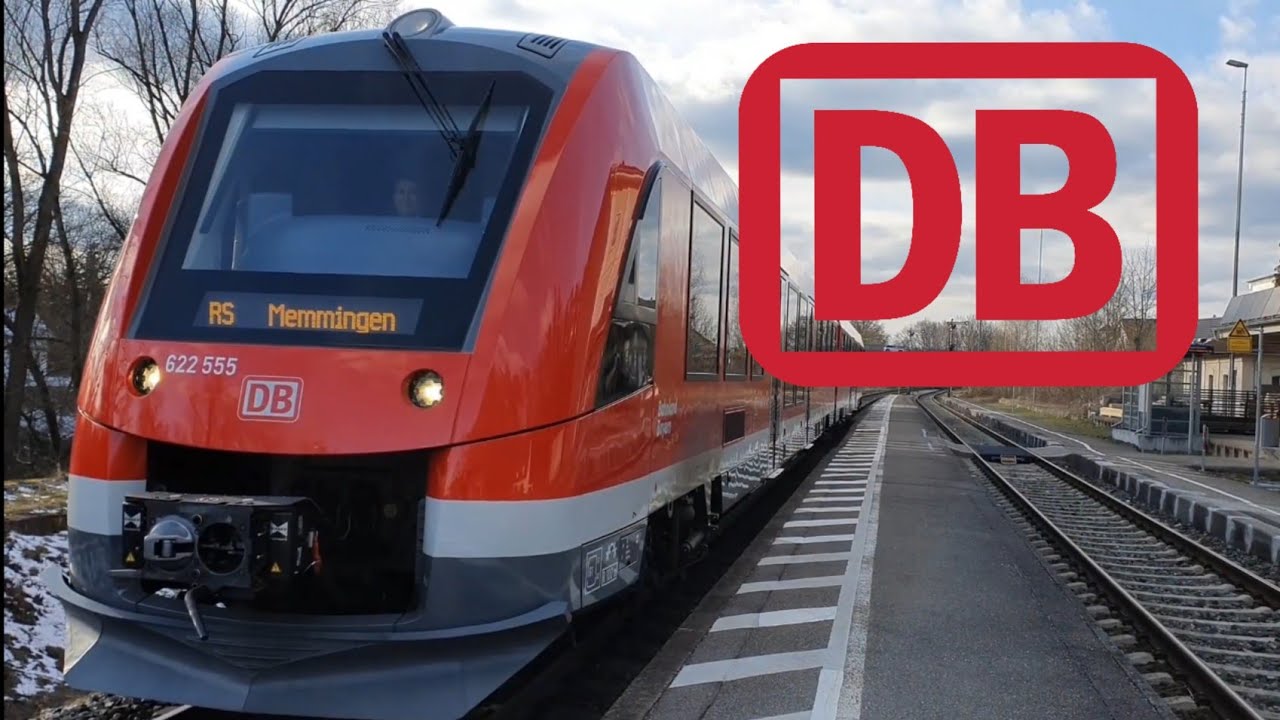 Ulm to Memmingen by train (Alstom Coradia LINT [RS 7])