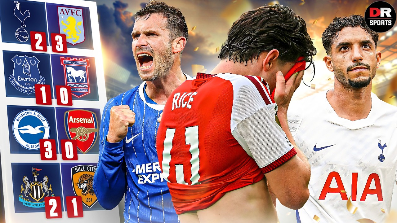 Spurs Washed By Villa! Brighton Batters Arsenal! Can Carrick Win AGAIN? | Saturday Football Show