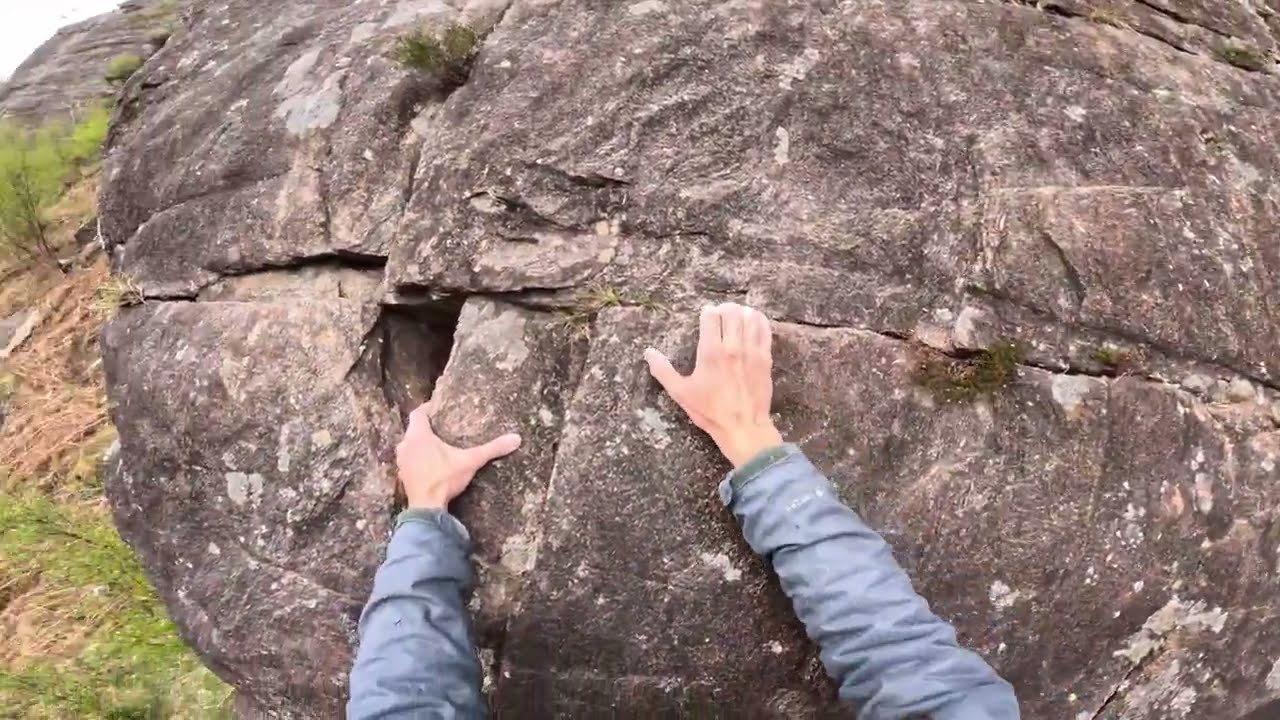POV Rock Climbing | Resurrection VS 4C | Polldubh Crags | Glen Nevis | Trad climbing Scotland
