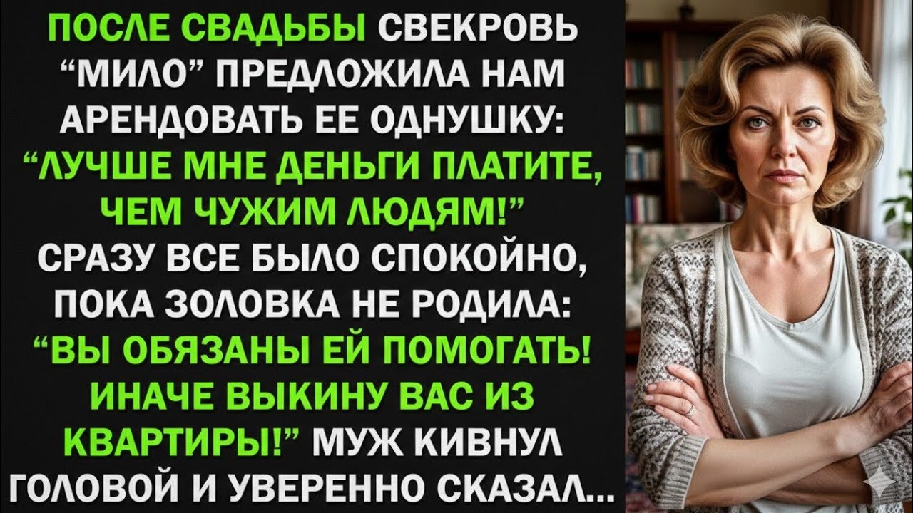 Вы обязаны помогать сестре, иначе выкину вас из квартиры! - заявила свекровь, а муж ответил...