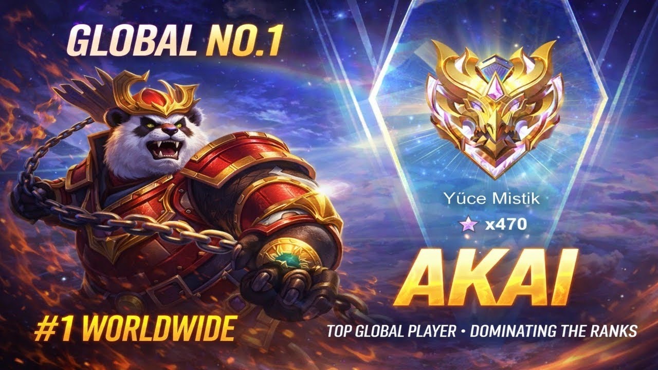 How to Play Akai Like Global Rank 1 (Full Educational Gameplay) Mobile Legends