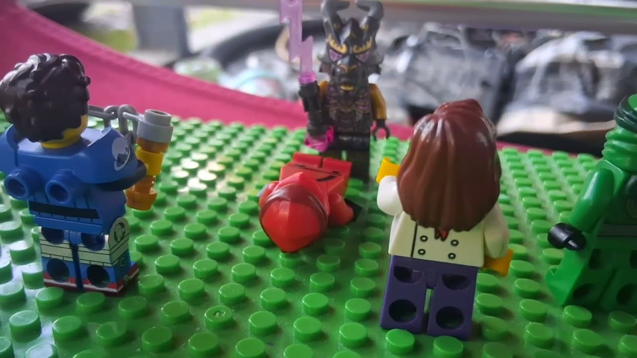 Kai got hurt( by the way the white ninja is Zain's sister)