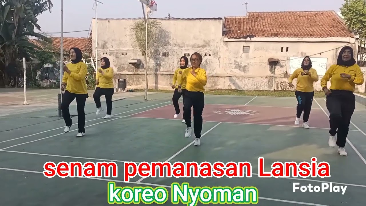 senam pemanasan Lansia mudah diikuti ,peraga,Monic,Tati,Ati,Lia, Elly,Tri,koreo Bu Nyoman