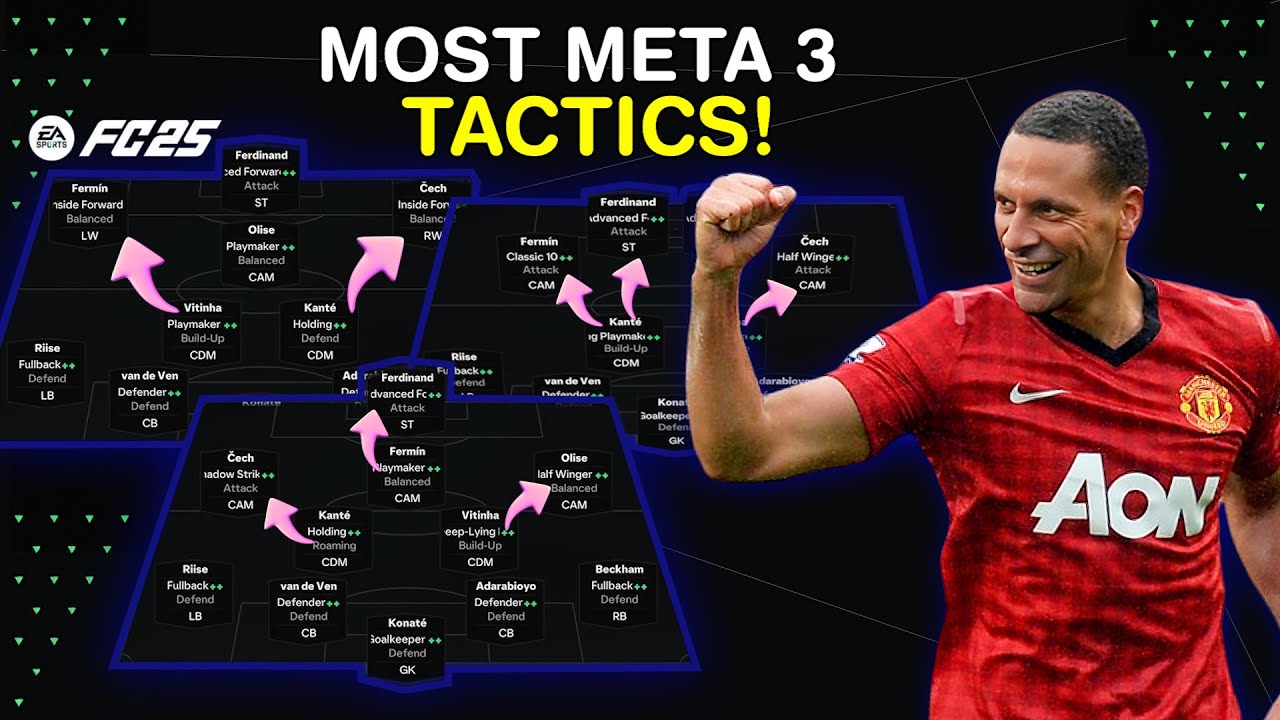 *ENDGAME* Top 3 MOST META Formations & Tactics EA FC 25 RIGHT NOW!