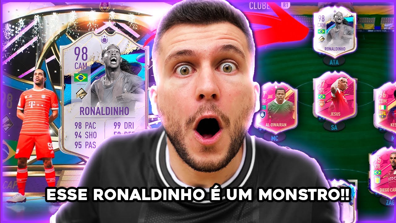 FIZ O DME DO RONALDINHO 98 & JOGUEI A WL!! A CARTA MAIS INSANA DO FIFA!! FIFA 23 - ULTIMATE TEAM