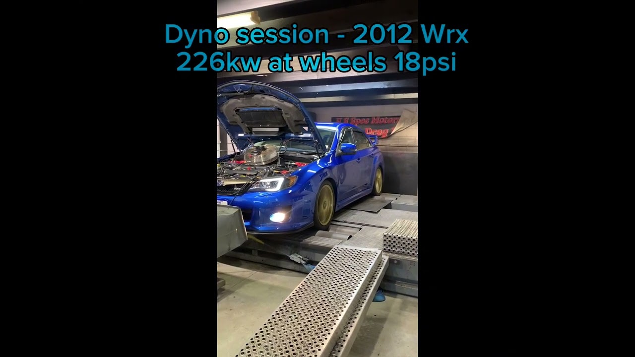 WRX RS40 dyno session