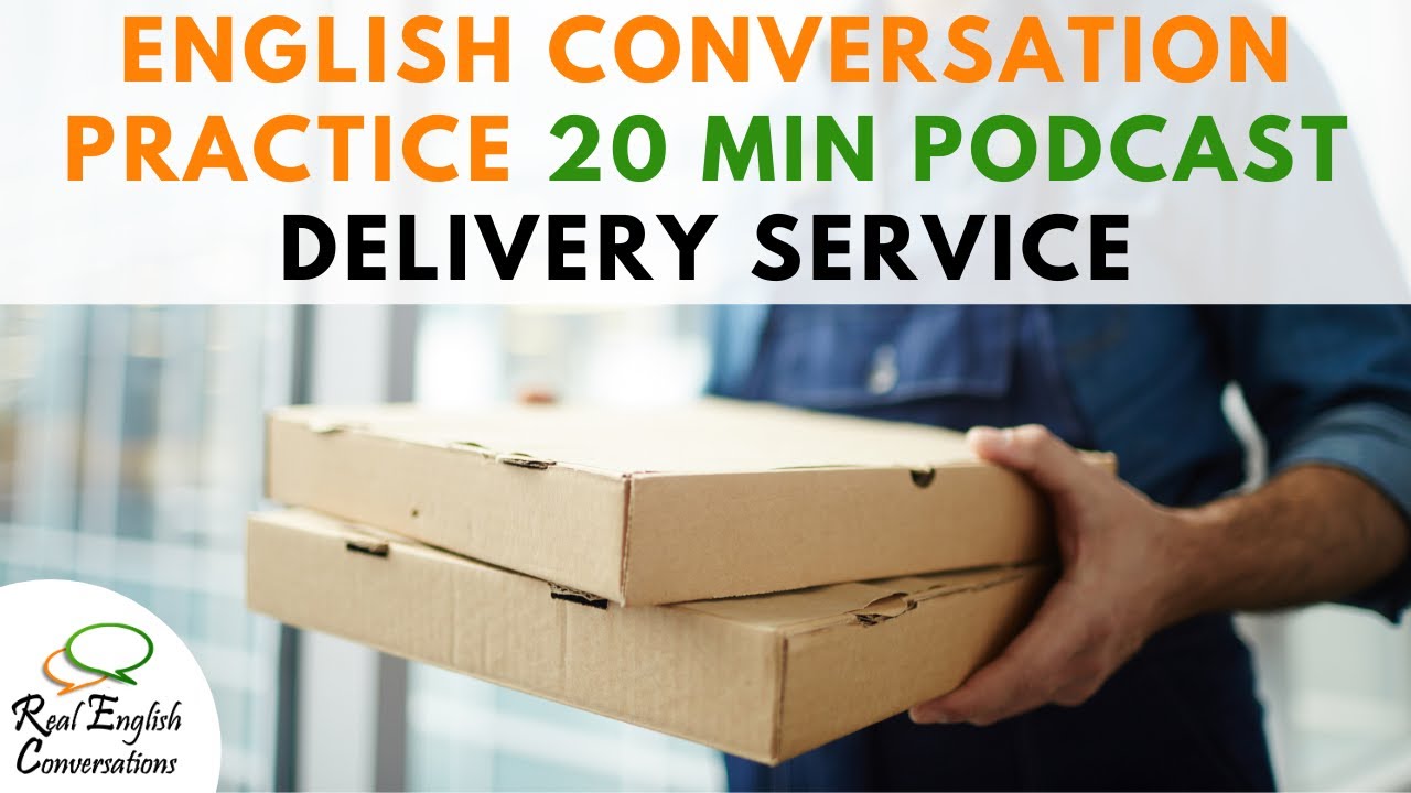 🎧 Getting & Ordering Food Delivery! Real English Conversation Podcast Lesson