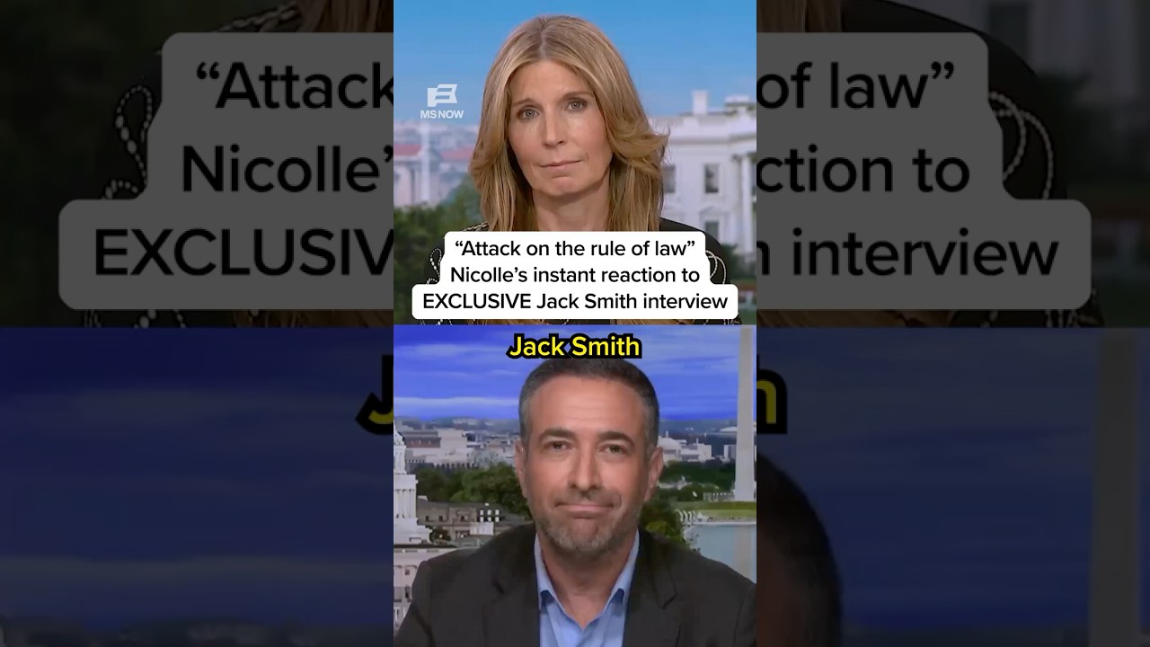 'Attack on the rule of law': Nicolle's instant reaction to EXCLUSIVE Jack Smith interview