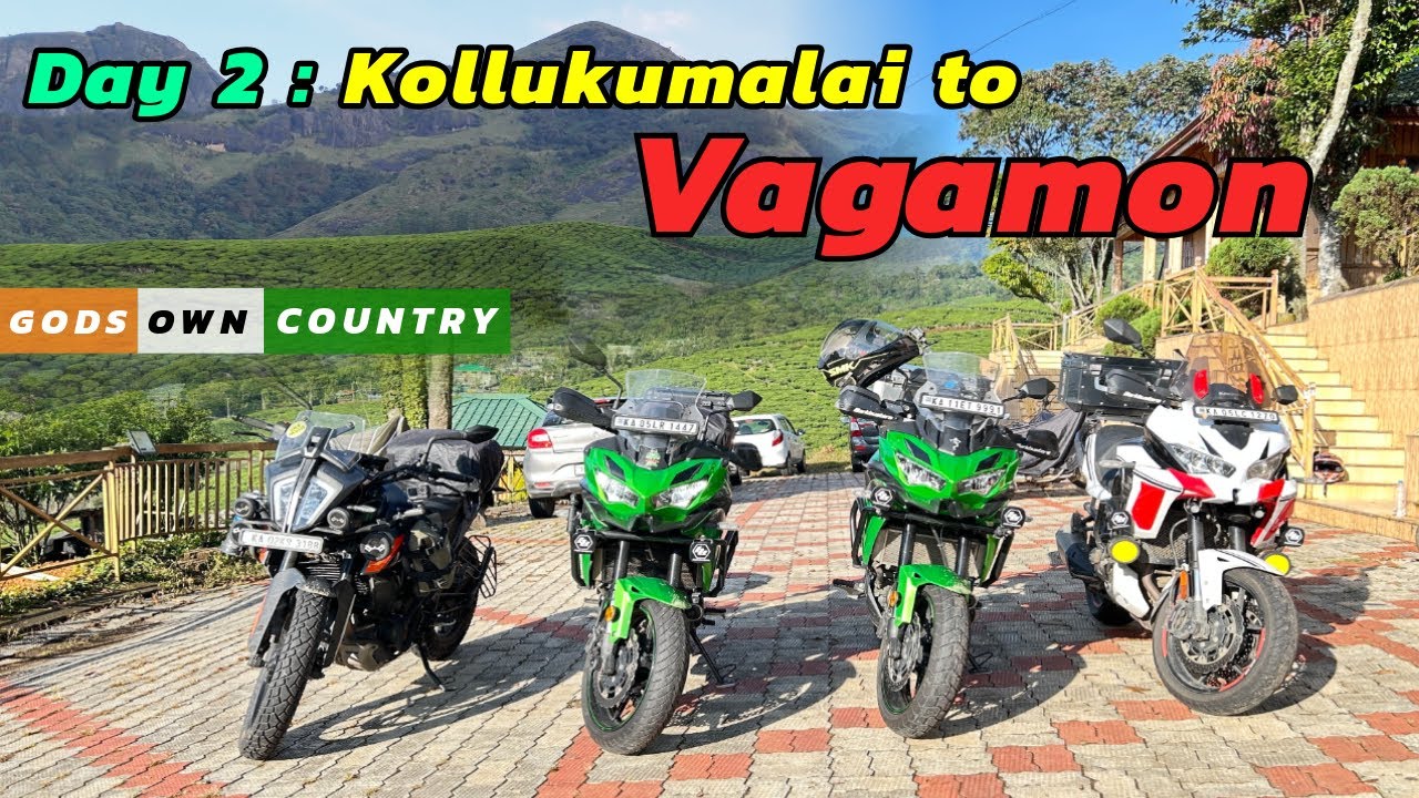 День 2: Из Коллукумалая в Вагамон. Спокойная поездка на Versys 650 | Versys 1000 | Adv 390.