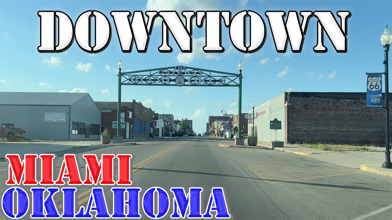 Miami - Oklahoma - 4K Downtown Drive