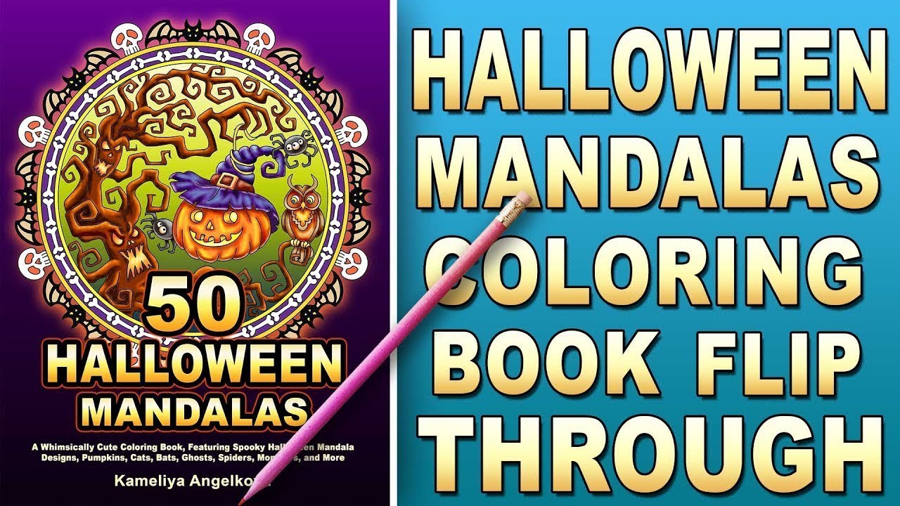 50 HALLOWEEN MANDALAS - Kameliya Angelkova - Halloween Mandala Coloring Book