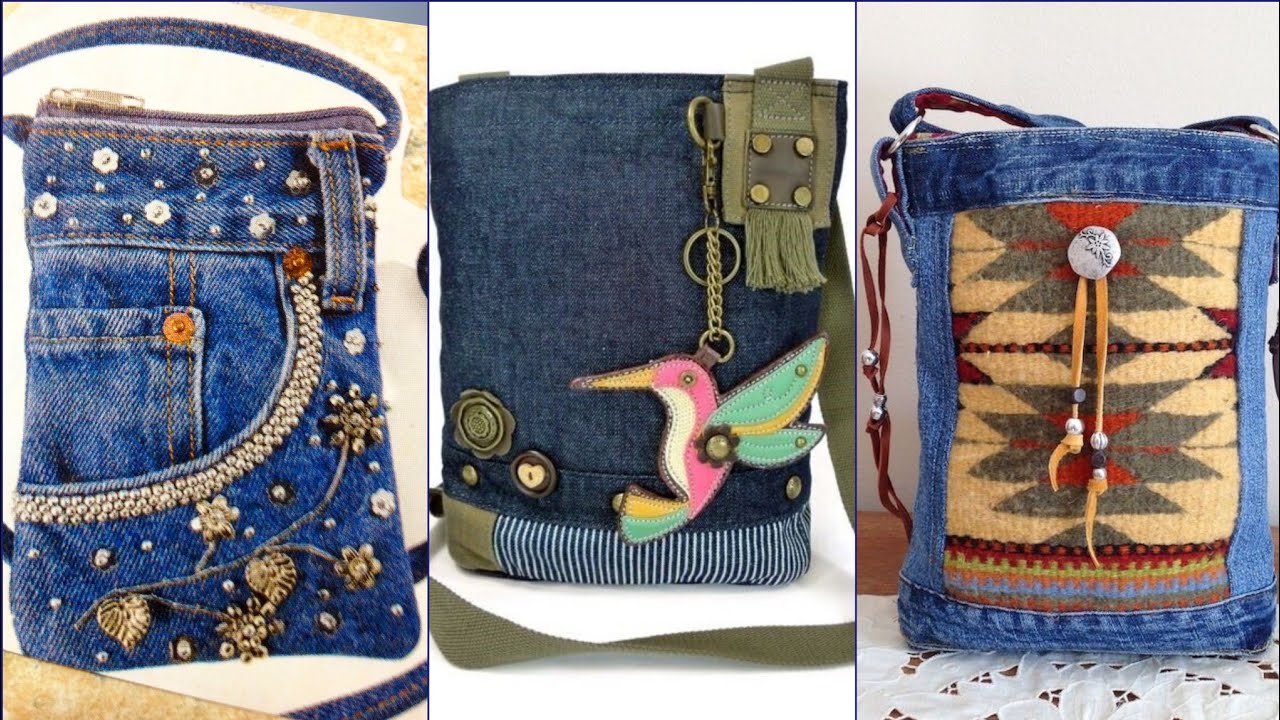 most stylish  cross body collection denim bags ideas