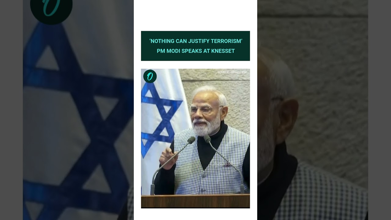 PM Modi&rsquo;s Strong Anti-Terror Message at Knesset