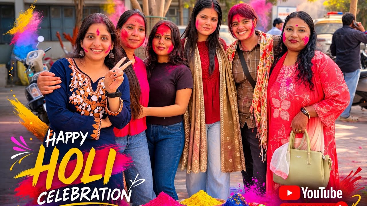🌈 Happy Holi Celebration 2026 | Colors, Fun & Full Masti! #002 