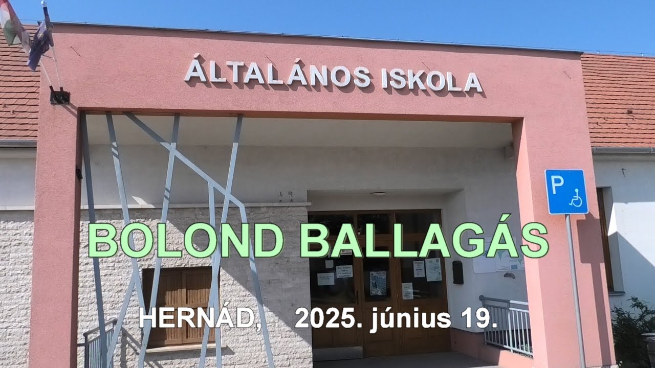 Bolond ballagás a hernádi Általános iskolában 2025