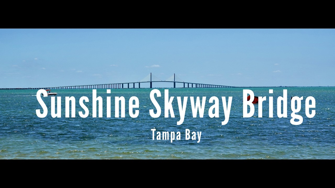 🇺🇸 Sunshine Skyway Bridge | Florida's tallest bridge Tampa Bay