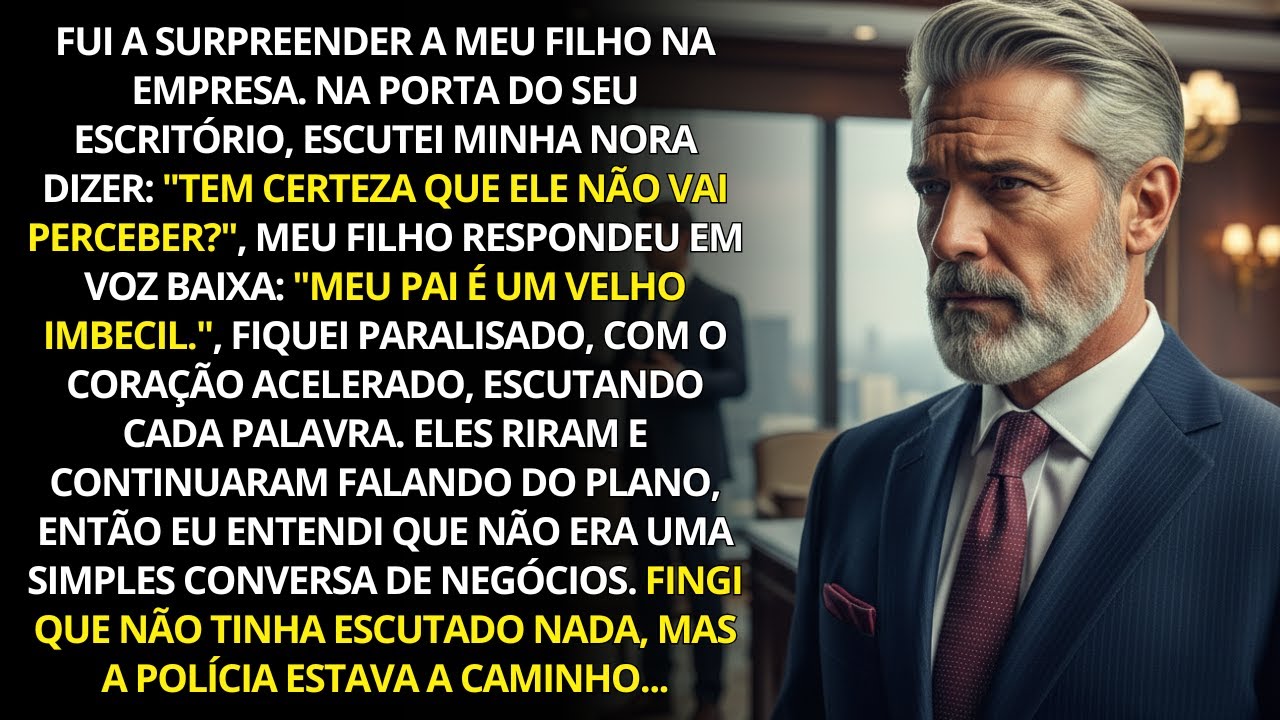 Fui visitar meu filho de surpresa na empresa… mas descobri que ele lavava dinheiro em meu nome.