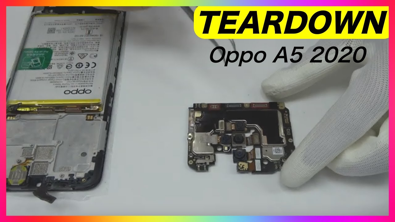 Руководство по разборке и полному ремонту Oppo A5 2020