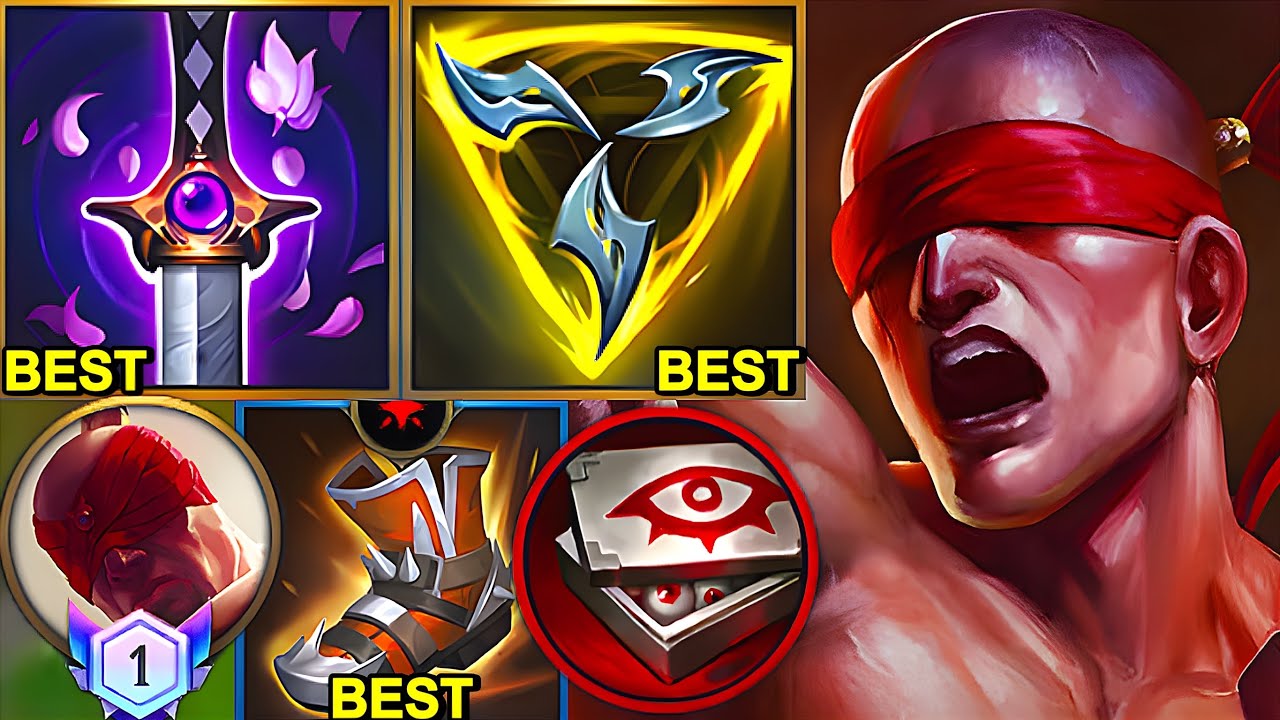 Wild Rift China Top1 Lee Sin - Challenger Rank Gameplay - Top1 Best LEESIN Build Runes