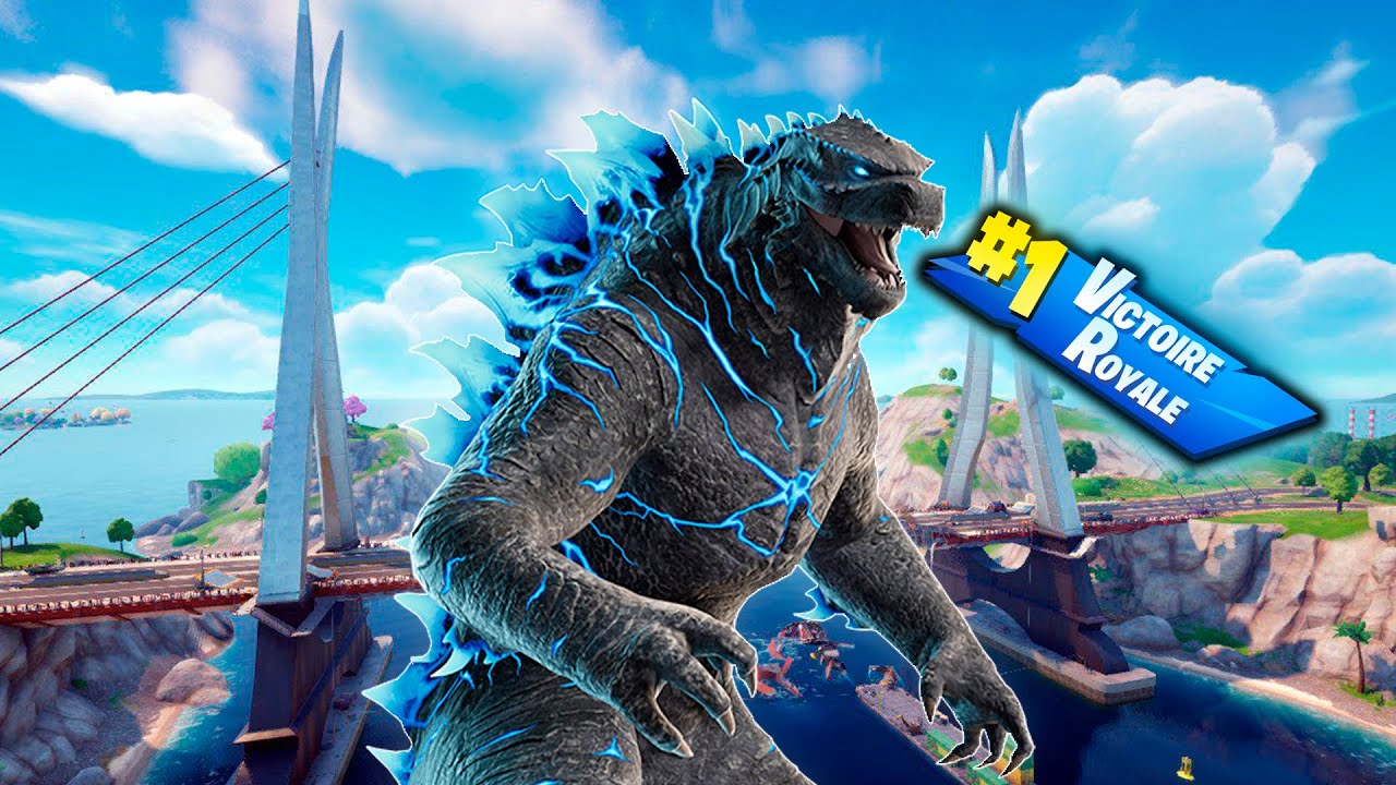 Годзилла-это тебе не шутки?! Медальон теперь мой! (Fortnite)