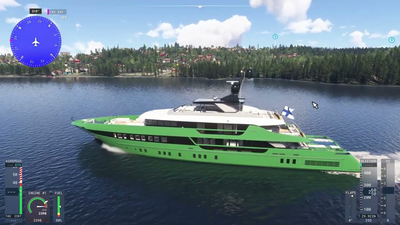 Risteily Jahdilla Ratina- Viikinsaari Tampere (Fin) MSFS24, Pilot Peku.