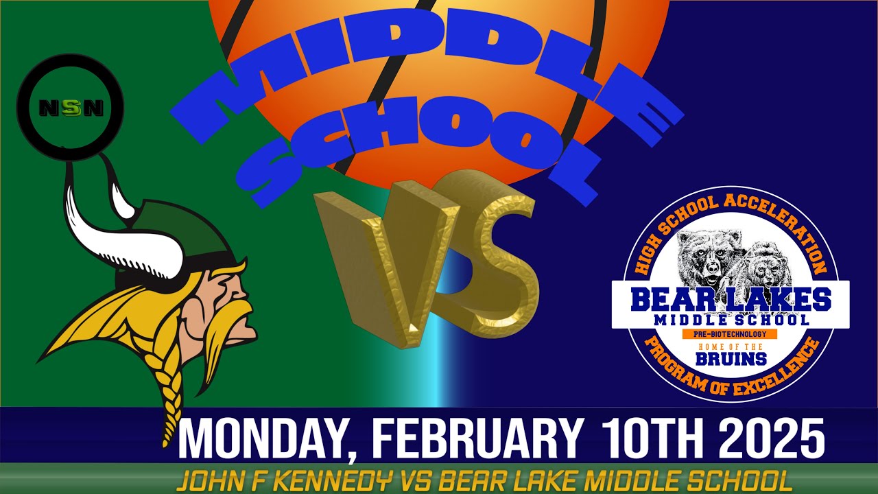2.10.2025 John F Kennedy vs Bear Lakes Middle School Boys Basketball