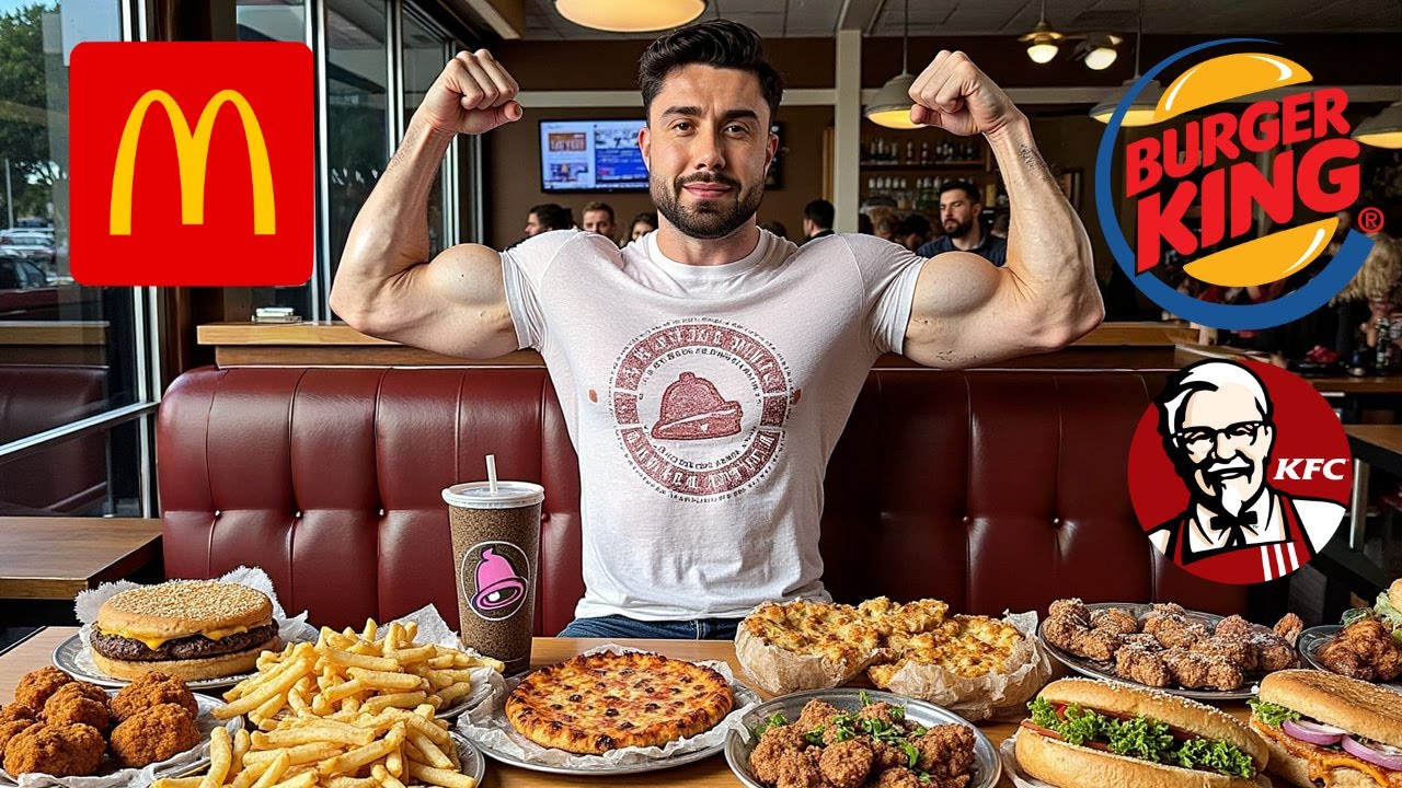 Amerika’da Tüm Gün Fast Food Yedim 🇺🇸🍔 (Burger King, McDonald’s, KFC)