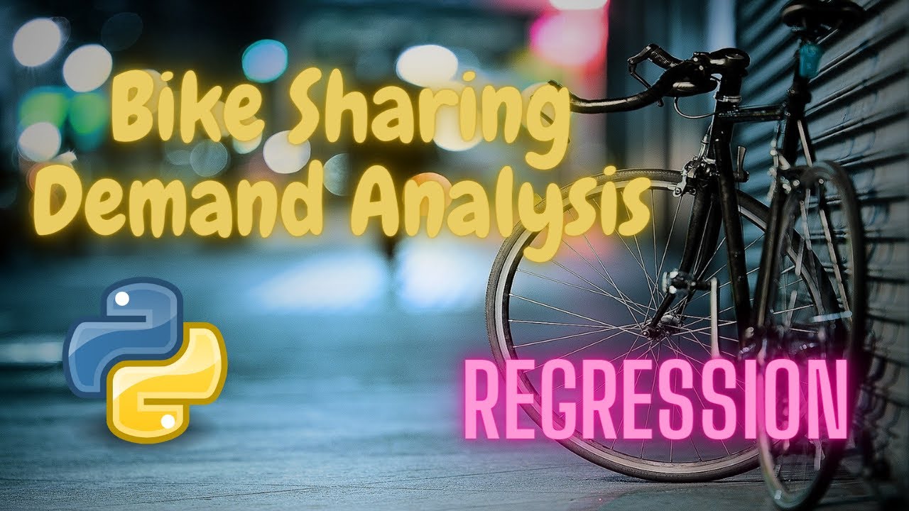 Bike Sharing Demand Analysis (Regression) | Machine Learning | Python