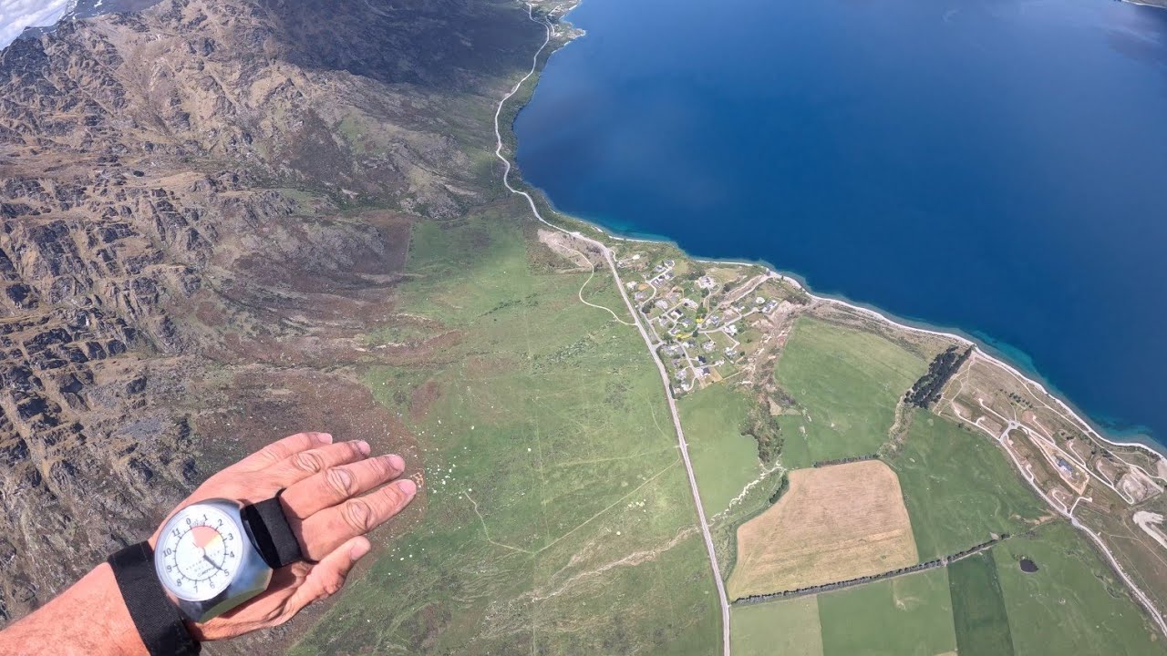 Solo skydive at NZone in Queenstown.