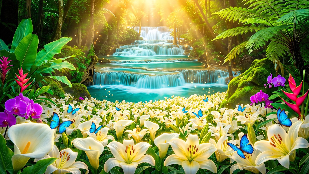 (No Ads) Bloom Into Calm 🌿 Music Therapy for Stress Relief, Nervous System Balance, Peaceful Rest