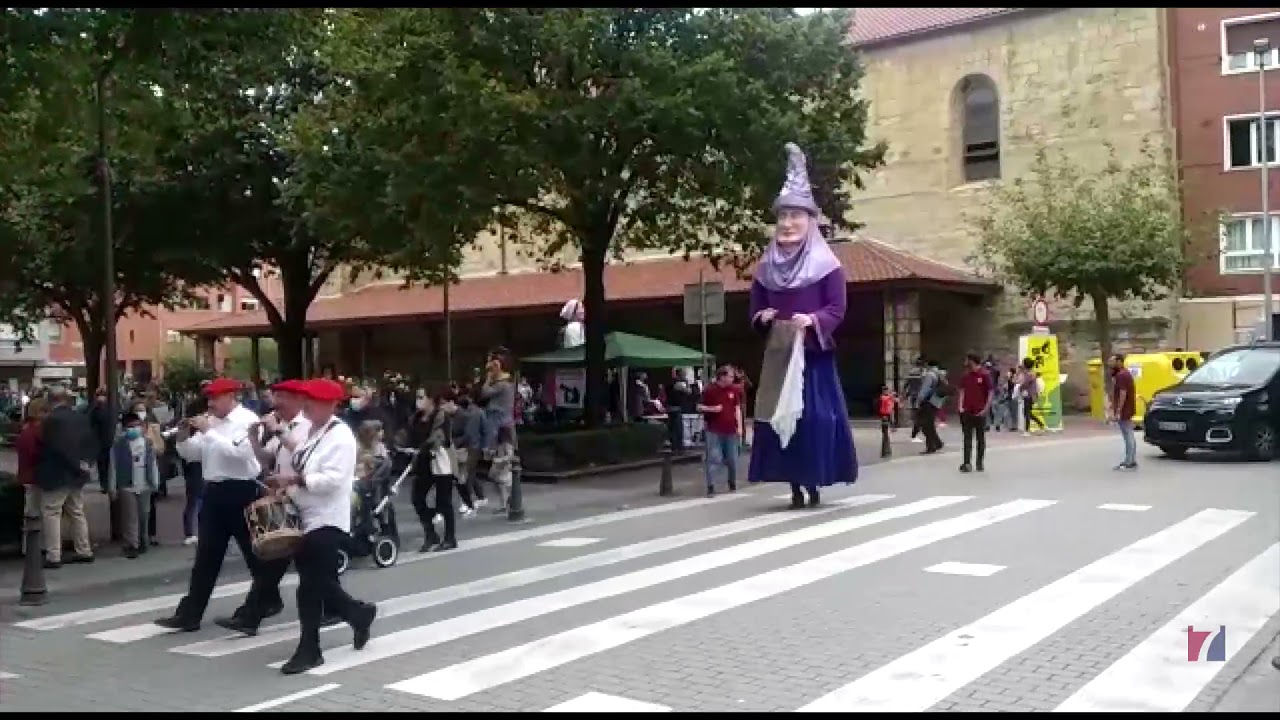 La cultura vasca se adueña del barrio barakaldés de San Vicente