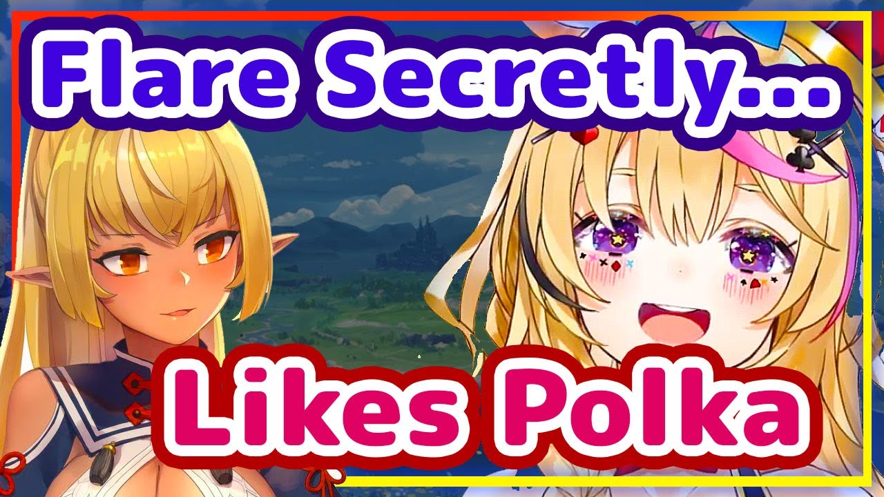 【ENG Sub】Shiranui Flare - Get's Caught Saying She Likes Polka...By Polka Polmao