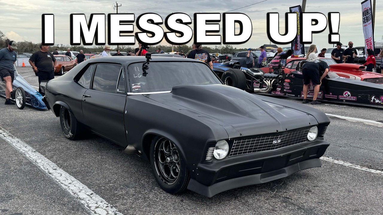 Twin Turbo Big Block Nova in Lil Gangsta's - Mistakes were made!