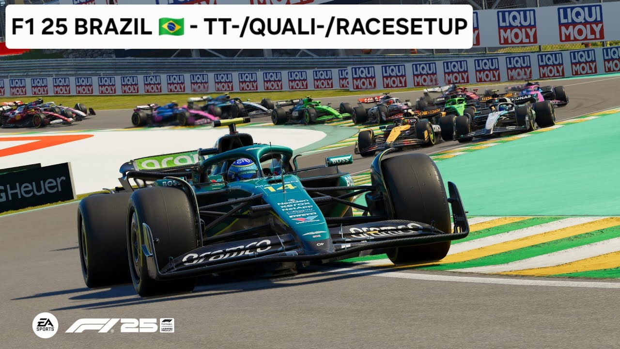 F1 25 BRAZIL 🇧🇷 QUALI AND RACE SETUP + RACE TEST | KARL___24